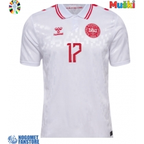 Danska Victor Kristiansen #17 Gostujuci Dres EP 2024 Kratak Rukav